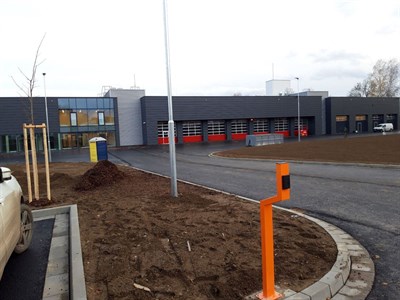 Parkové úpravy u budovy CPS v Havlíčkově Brodě